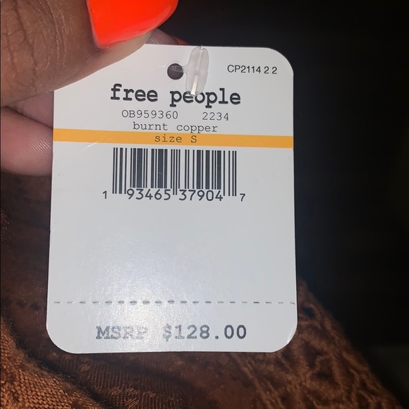 Free People I meant it Crochet knit romper - Picture 8 of 8